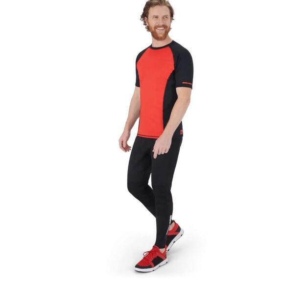 NEW Sea-Doo Men’s Short Sleeve Rashguard Performance Lava Red M - Picture 3 of 4